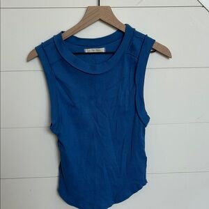 We The Free Vibrant Blue Muscle Tee